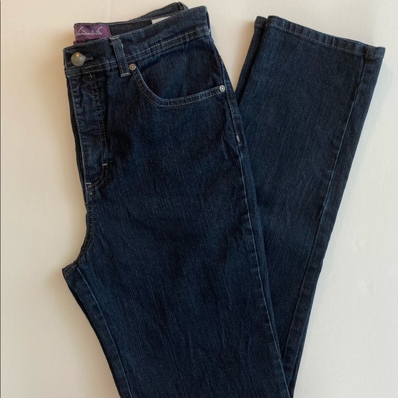 Gloria Vanderbilt Dark Wash Straight Leg Jean - Picture 8 of 8